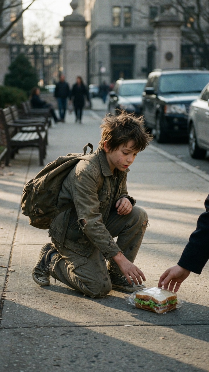 Poor Boy Finds One Sandwich That Leads to an Unforgettable Miracle