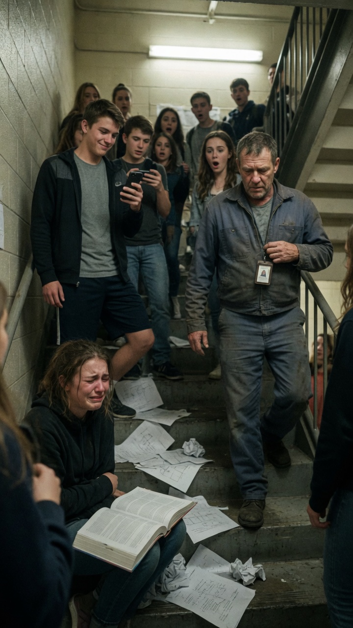 School Janitor Climbed the Stairs and Exposed a Hidden Truth