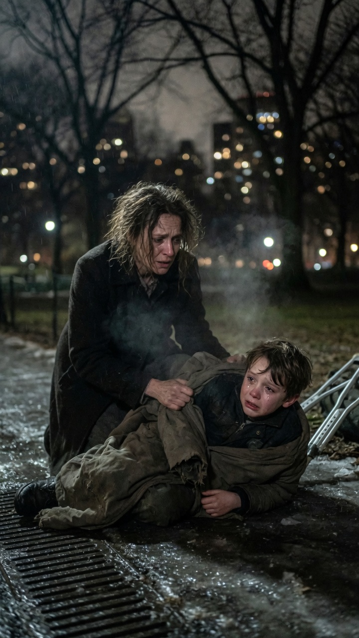 Homeless Hero Rescues Billionaire’s Son on a Freezing Night