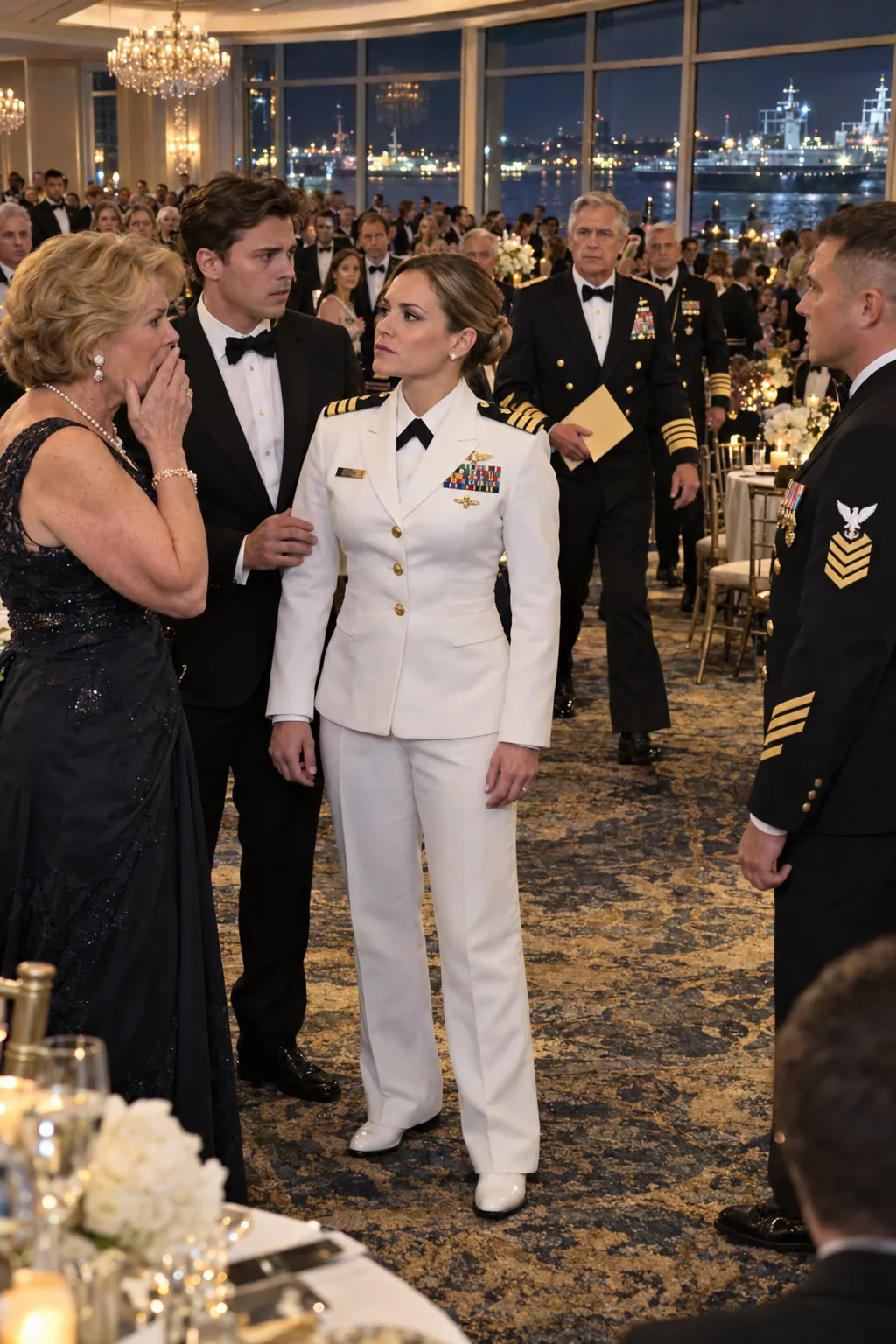 A Night of Unexpected Confrontation at the Navy Gala